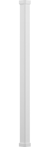 Endura-Aluminum Square Craftsman Column w/ Capital & Base