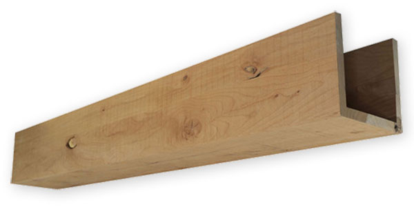 Real Wood Faux U-Beams