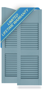 Atlantic Arch Top Louver Shutters