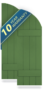 Atlantic Arch-Top Board-n-Batten Shutters