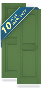 Atlantic Classic Raised Panel Shutters