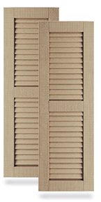Exterior Faux Wood Shutters