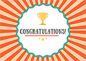 GIFTCARD-AD - Congratulations Trophy